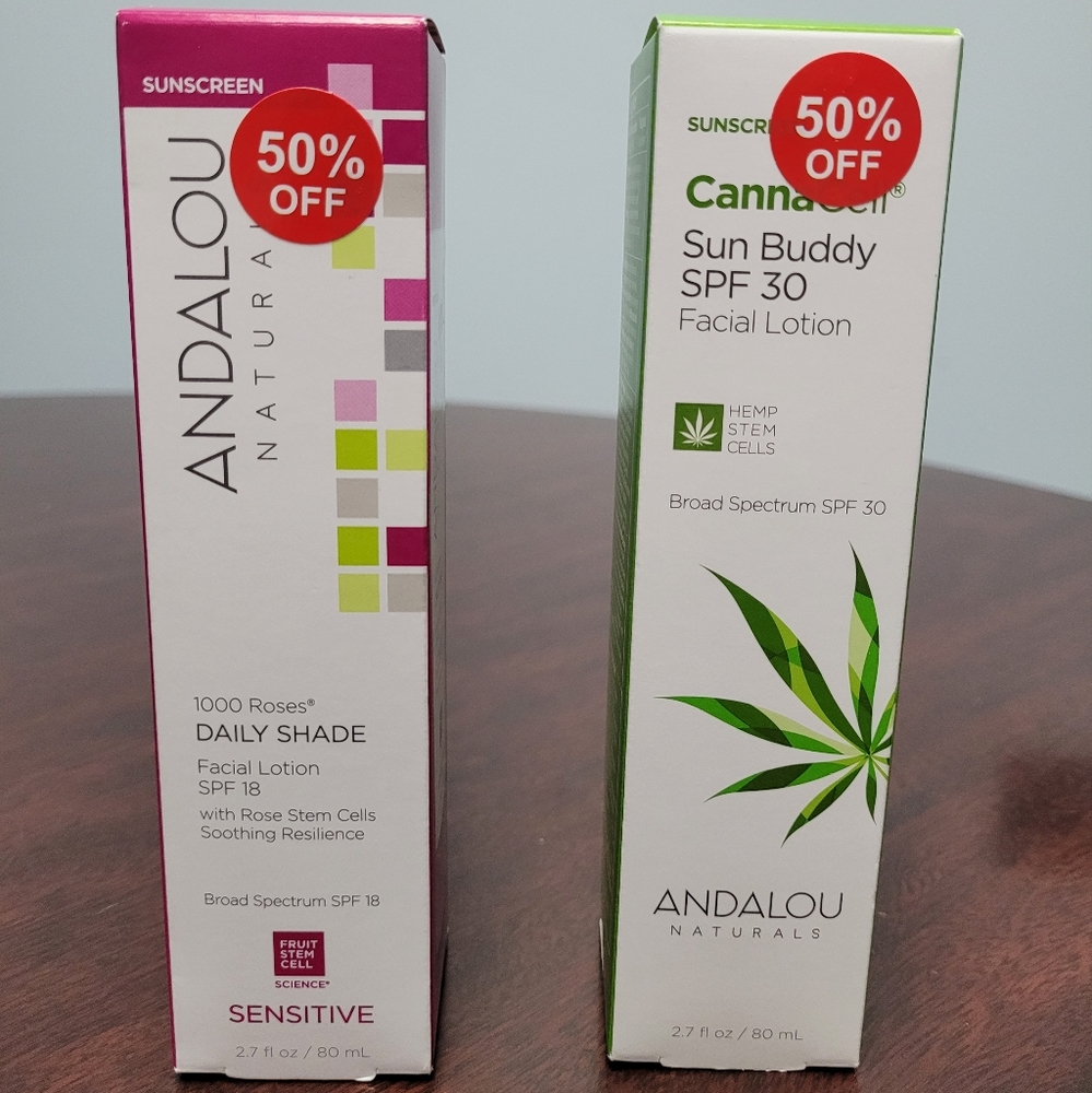 Andalou Naturals Sunscreen Lotion Set